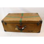 A World War Two United States Army Medic / Red Cross Storage / Travel Trunk / Case, Measures