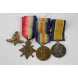 A Full Size World War One / WW1 Medal Trio To Include The Victory Medal, The British War Medal And