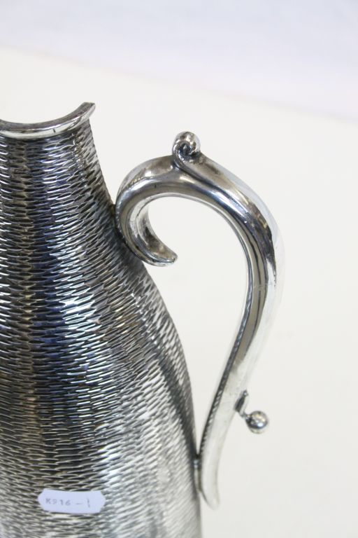 Silver Plated Britannia Metal Bottle carrier, stands approx 27cm, maker marked "S.P Co" to base - Image 5 of 6