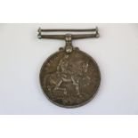 A Full Size World War One / WW1 British War Medal Issued To : 148793 SPR. GILLINGHAM Of The Royal