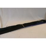 Electron Blue carp fishing rod, Argenta waggler rod and a Lite Shield fishing umbrella