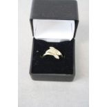 14 ct gold snake ring