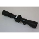 A Walther 3-9 x 40 GA Hunting Rifle Scope / Telescopic Sight Complete With Mounts, In Black.