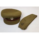 Two British Military Caps, To Include A Medical Corps Officers Cap And A Home Guard Side Cap.