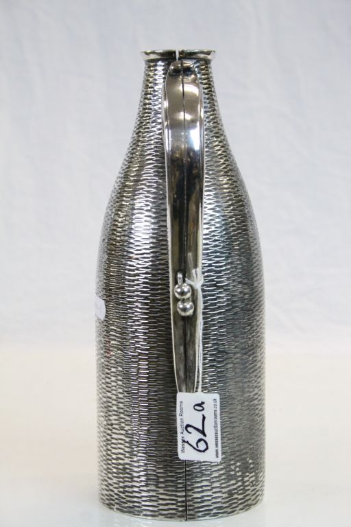 Silver Plated Britannia Metal Bottle carrier, stands approx 27cm, maker marked "S.P Co" to base - Image 2 of 6