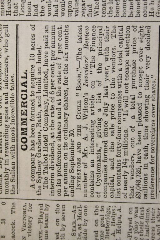 Two 19th Century bound volumes of "The Wiltshire Times", 1895 & 1896 - Image 12 of 14