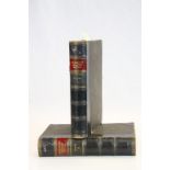 Two 1873 Board & Leather bound volumes of "Goldsmith's Animated Nature" with numerous coloured &