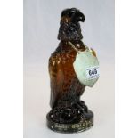 Glass golden eagle malt whisky decanter