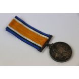 A Full Size World War One / WW1 British War Medal Issued To 63286 PTE. C. W. DYER Of The Machine Gun