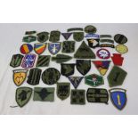 A Collection Of Over 30 Military Cloth Badges, Mainly American And To Include Special Forces And