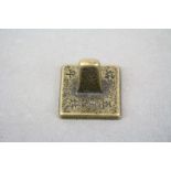 Oriental bronze/brass seal