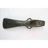 Bronze Age Axe head part cleaned, with Verdigris and approx 16.5cm long