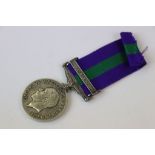 A Full Size British General Service Medal With Iraq Bar Issues To 206624 PTE. H.H. CHARNOCK Of The