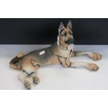 Grant Palmer "Mutts" series model of "Watcher Alsatian", approx 42cm long