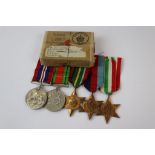 A Full Size World War Two Medal Group To Include The British War Medal, The Defence Medal, The