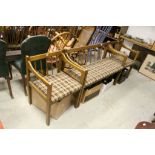 Retro 1970's Goodearl-Risboro Ltd ' Chester Range ' Two Seater Sofa / Bench and Two Armchairs