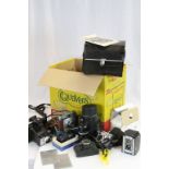 Quantity of cameras and accessories