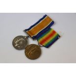 A Full Size British World War One / WW1 Medal Pair To Include The British War Medal And The