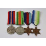 A Full Size British World War Two Medal Group Of Four To Include The British War Medal, The