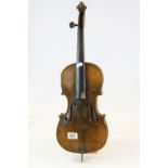 19th Century violin by Hopf, in need of restoration