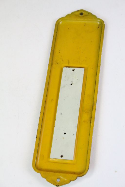 Vintage Tinplate wall mounted Thermometer marked "Peter's Garage Pittsfield Mass.", lacks Mercury, - Image 5 of 5