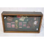 Boxed world cup football diorama