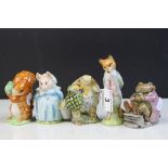 Five Beswick Beatrix Potter figurines to include; Foxy Whiskered Gentleman, Mr Jackson, Mr