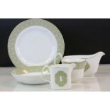 Royal Doulton Sonet part dinner service to include plates, cups, jugs, saucers etc