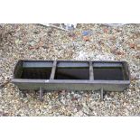 Wrought iron pig trough