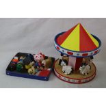 The Sugarlump Studio 2001 Magic Roundabout and seven figures with certificate of authenticity
