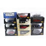 12 boxed / cased IXO 1:43 metal models, to include Subaru Impreza 2.0 WRX 2001 (cased only),