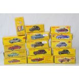 15 boxed diecast Atlas Editions Dinky models, to include Chevrolet Corvair, Citroen Flying
