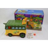 Boxed Playmates Bandai Teenage Mutant Ninja Turtles Turtle Party Wagon, missing most accessories, gd