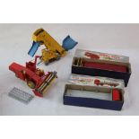 Two boxed Dinky Supertoys diecast models to include 905 Foden Flat Truck with chain, red cab, grey