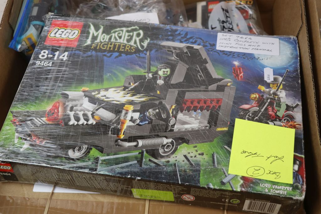 Large collection of complete and part complete Lego sets to include boxed Monster Fighters 9464 ( - Image 2 of 5