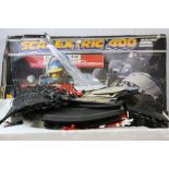 Boxed Scalextric 400 Electric Model Racing Set, with slot cars and two additional cars, box very