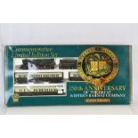 Boxed Hornby OO gauge R775 Commemorative Limited Edition Set with King George V locomotive and 3 x