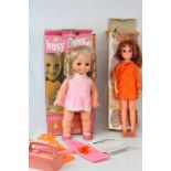 Two boxed Ideal dolls to include Busy Missy with accessories and Beautiful Crissy, gd