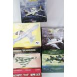 Five boxed 1:144 Corgi The Aviation Archive diecast models to include AA32913 Modern Warfare