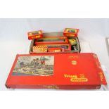 Boxed Triang OO gauge RS26 train set plus a 3 x boxed items of Triang Hornby rolling stock, P42