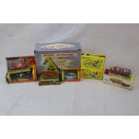 Nine boxed vintage diecast models to include Dinky Supertoys 964 Elevator Load, Dinky 178 Mini