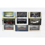 Six boxed 1:43 Norev diecast models to include Chrysler Crossfire, Peugeot 204, Peugeot 308cc,