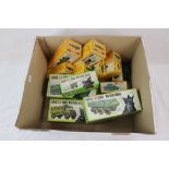 16 Boxed Airfix OO and 1/32 plastic models to include 1/32 Alvis Stalwart, 105mm Gun, Abbot SP Gun &