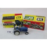 Two boxed Britains diecast tractors to include Ford Super Major 5000 and Fordson Super Major