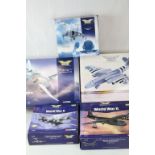 Five boxed Corgi The Aviation Archive diecast models to include 4 x 1:72 featuring Jet Fighter Power