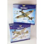 Two boxed 1:32 Corgi ltd edn The Aviation Archive World War II Europe & Africa diecast models to