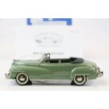Boxed 1:43 Conquest Models Nr 4 1963 Ford Galaxie 500 XL convertible in Heritage Burgundy, vg and
