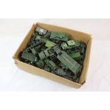 Collection of vintage play worn Dinky military diecast models