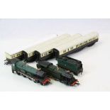 Hornby 4-6-0 Kneller Hall locomotive, Airfix 2-6-2 GWR 6110 loco and 4 x coaches (Hornby x 3 &