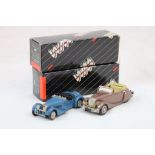Two boxed 1:43 Western Models metal models to include WMS39 1938 Bugatti 57 Corsica Tourer and WMS